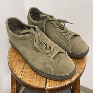 Clae Bradley Size 8 Hiking Green Suede Mens Premium Casual Sneakers